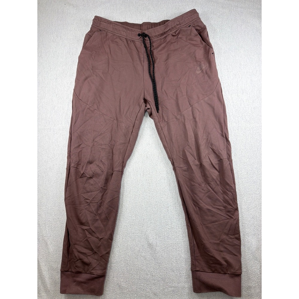 Nike Tech Essentials Men XL Mauve Plum Jogger Sweatpants DX0828-291